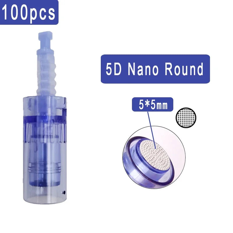 100/50/10Pcs Derma pen Needle Cartridges Bayonet for Dr pen A6 A1 A10 E30 N2 M5 M7 Electric Beauty Microneedling MTS Skin Care