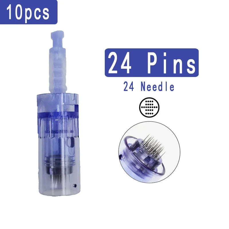 100/50/10Pcs Derma pen Needle Cartridges Bayonet for Dr pen A6 A1 A10 E30 N2 M5 M7 Electric Beauty Microneedling MTS Skin Care