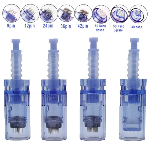 100/50/10Pcs Derma pen Needle Cartridges Bayonet for Dr pen A6 A1 A10 E30 N2 M5 M7 Electric Beauty Microneedling MTS Skin Care