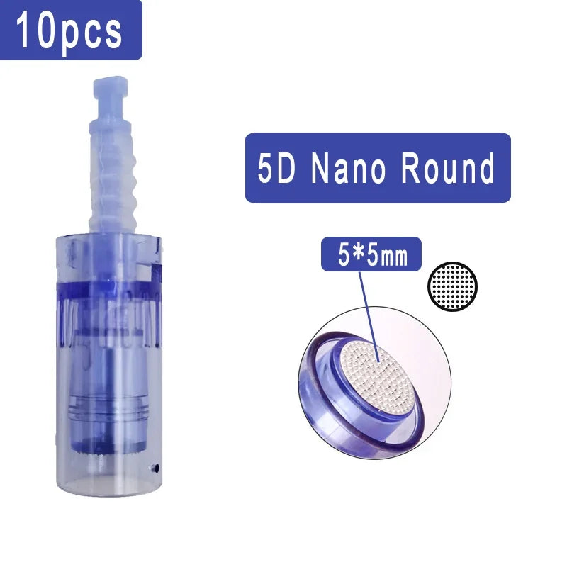 100/50/10Pcs Derma pen Needle Cartridges Bayonet for Dr pen A6 A1 A10 E30 N2 M5 M7 Electric Beauty Microneedling MTS Skin Care