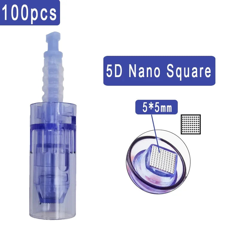 100/50/10Pcs Derma pen Needle Cartridges Bayonet for Dr pen A6 A1 A10 E30 N2 M5 M7 Electric Beauty Microneedling MTS Skin Care