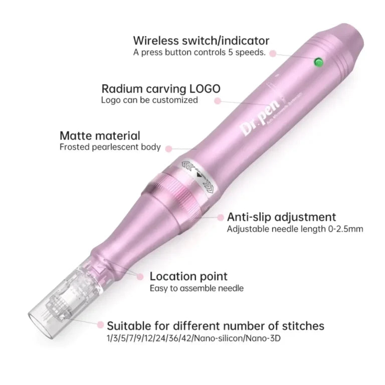 Derma Pen Dr. Pen M7 Micro Needle Wireless / Wired Tattoo PMU Beauty Device Derma Stamp Face Skin Care ULTIMA-M7 Microneedling
